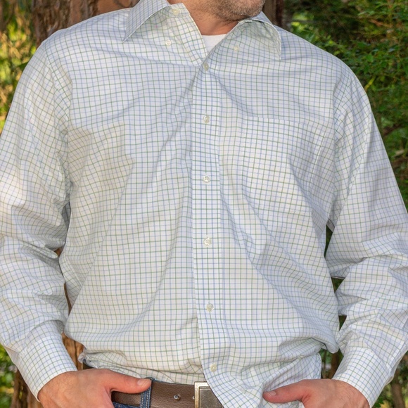 Brooks Brothers Other - Brooks Brother Dress Shirt (greeen/blue)